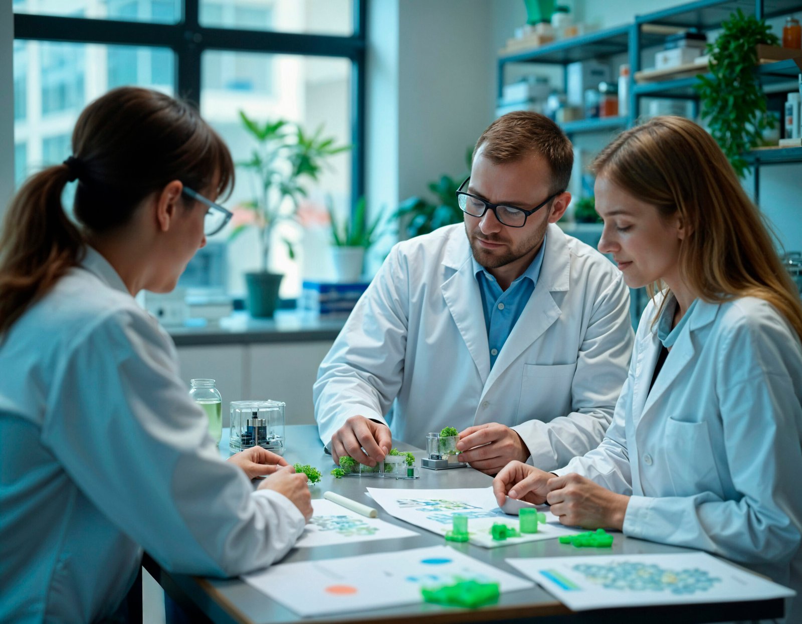 Scientists Collaborating Research Project Scaled